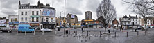 Junction of New Road, Vallance Road and Whitechapel High Street, Jan 2005