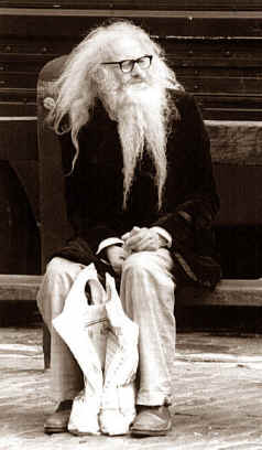 Beardy bloke, Covent Garden 1993